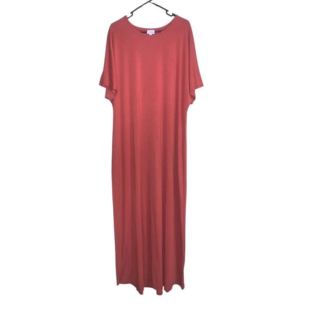 Women’s, Orange Sun Dress, 3XL , LueLaRoe